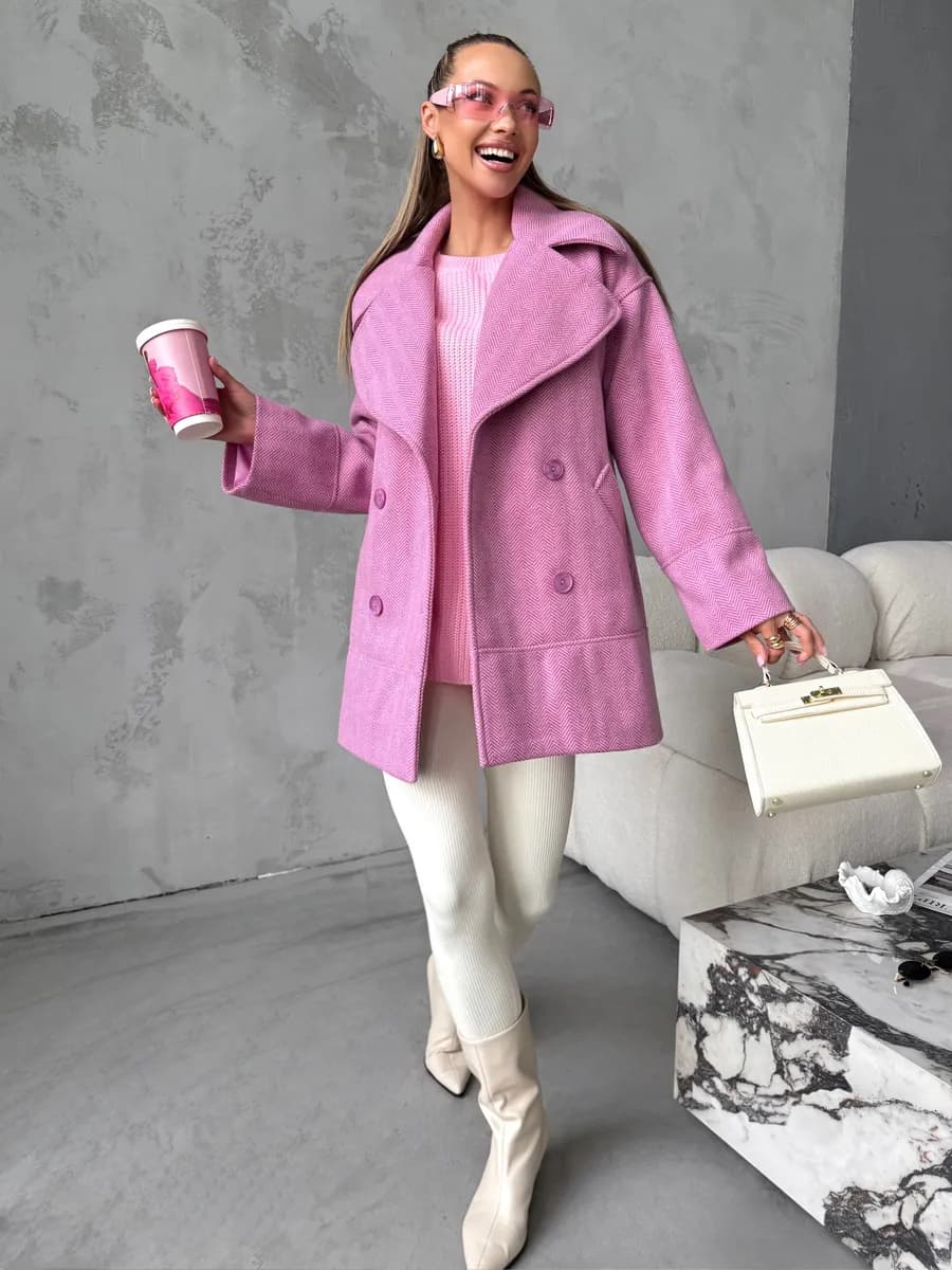 Пальто пиджак демисезонное оверсайз