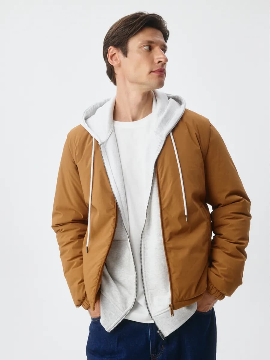 Утепленная куртка-трансформер жилет