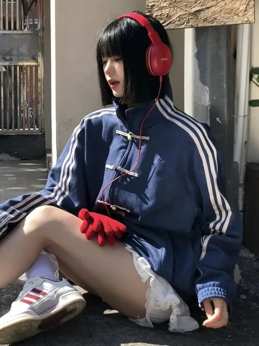 Олимпийка кофта Adidas у2к Ципао