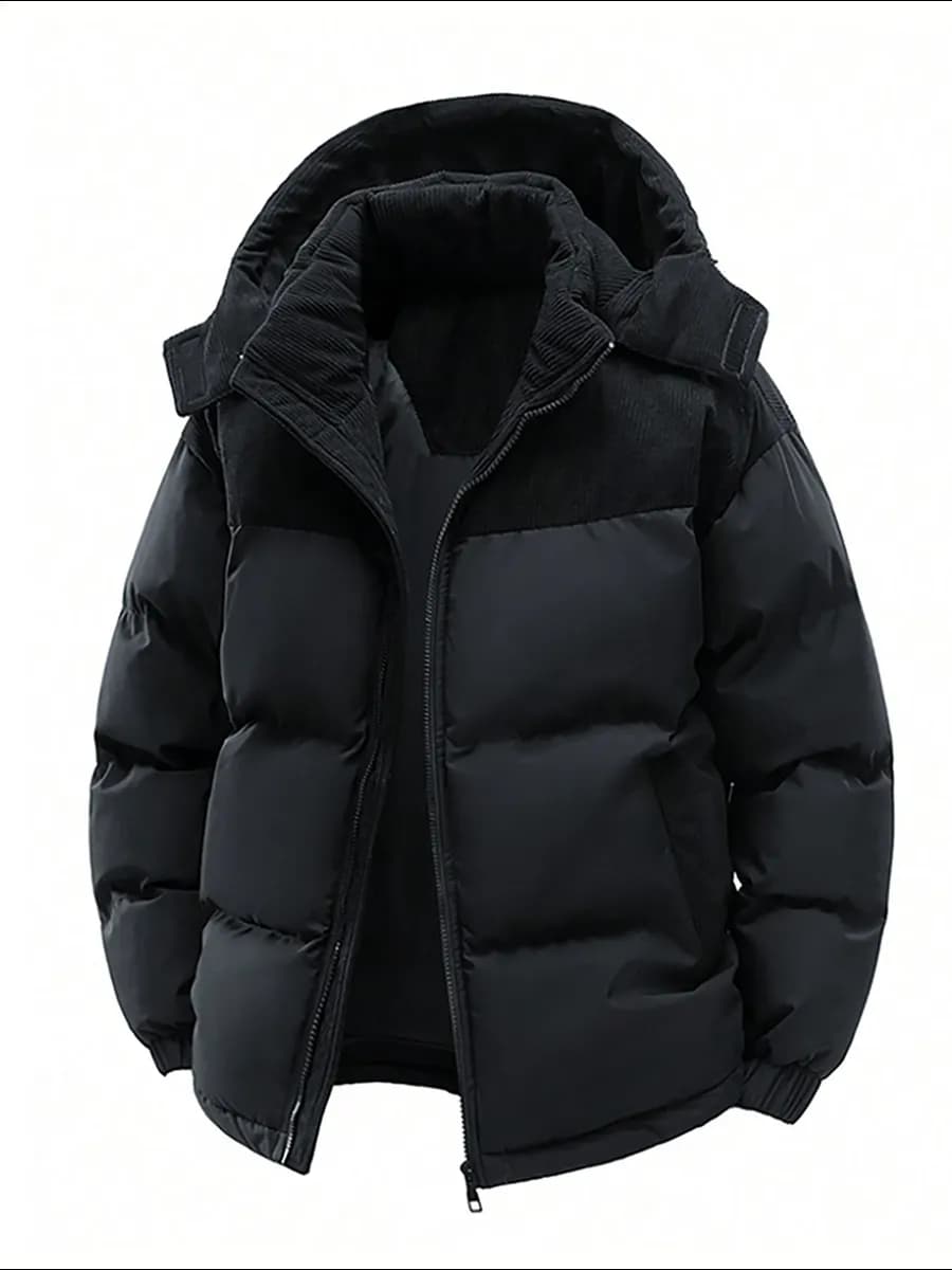 Вельветовая куртка с хлопчатобумажной подкладкой - фото 1