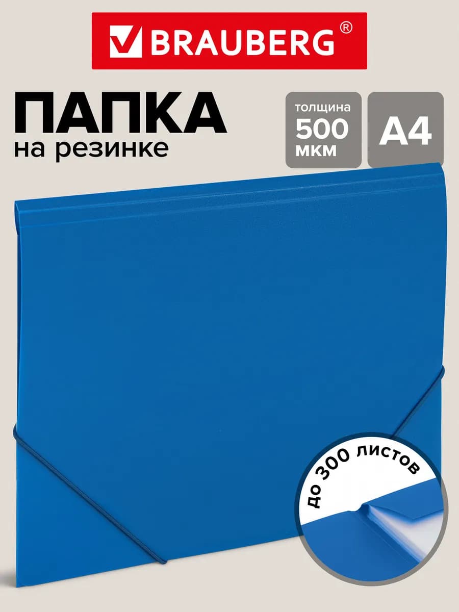 Папка для документов, тетрадей и бумаг А4 для школы и офиса