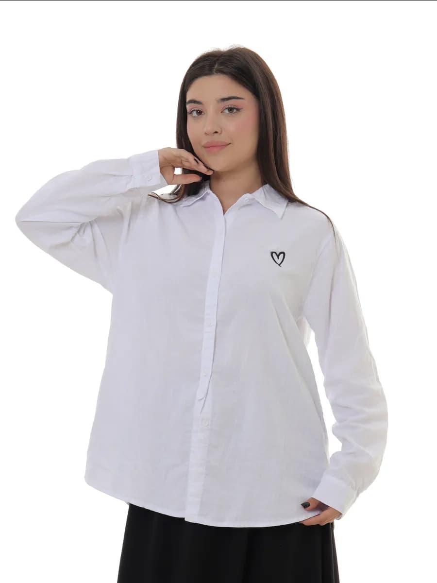 Рубашка белая базовая