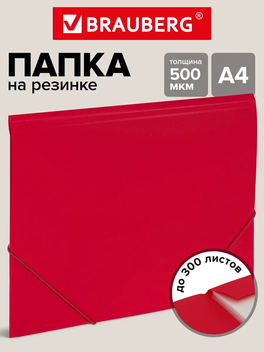 Папка для документов, тетрадей и бумаг А4 для школы и офиса