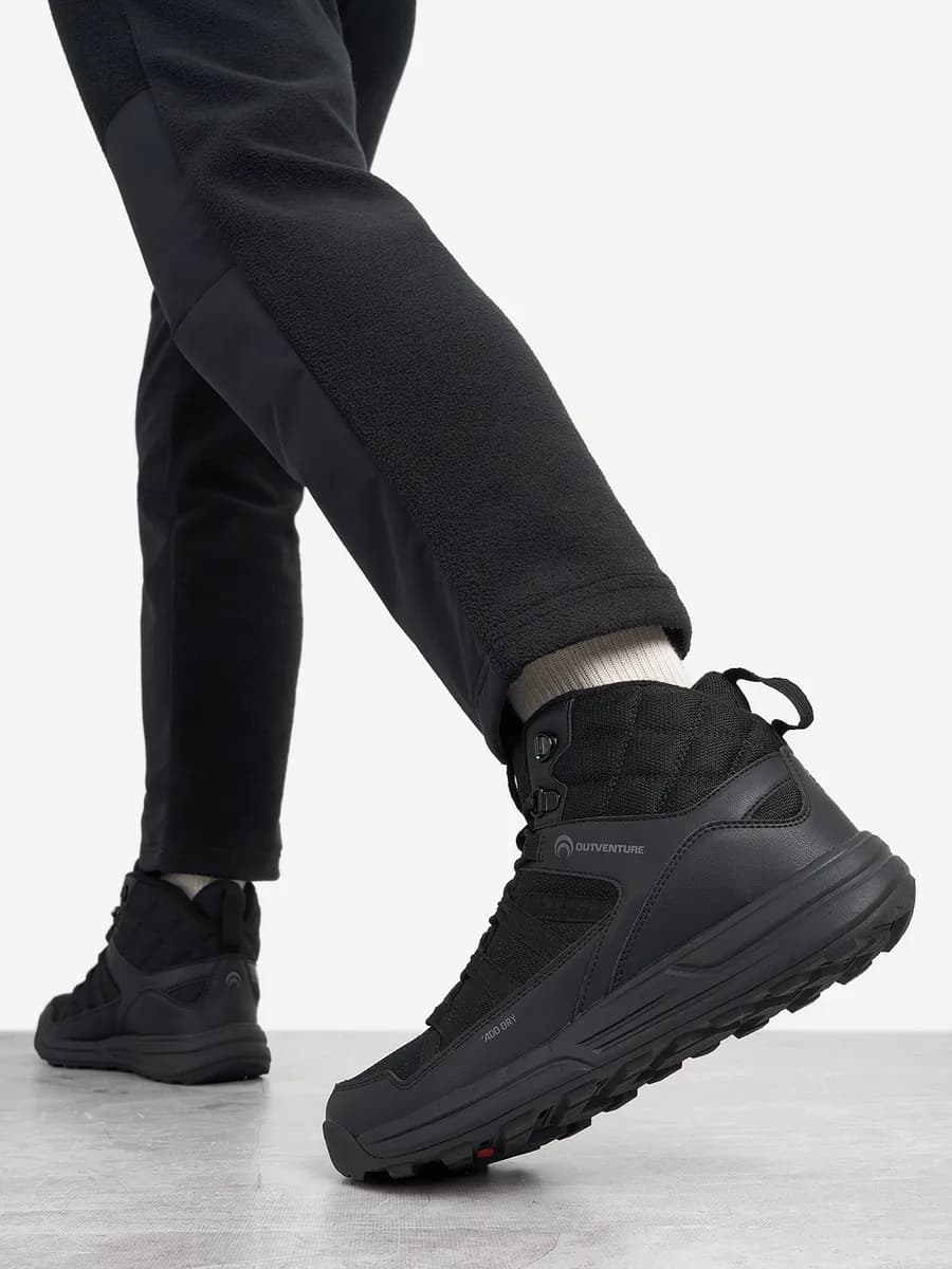 Зимние ботинки мужские утепленные