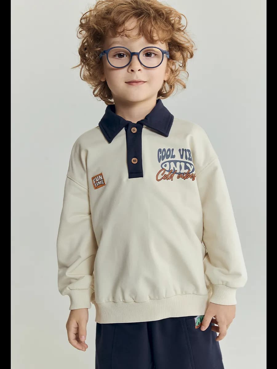 Свитшот - поло детский футер двухнитка