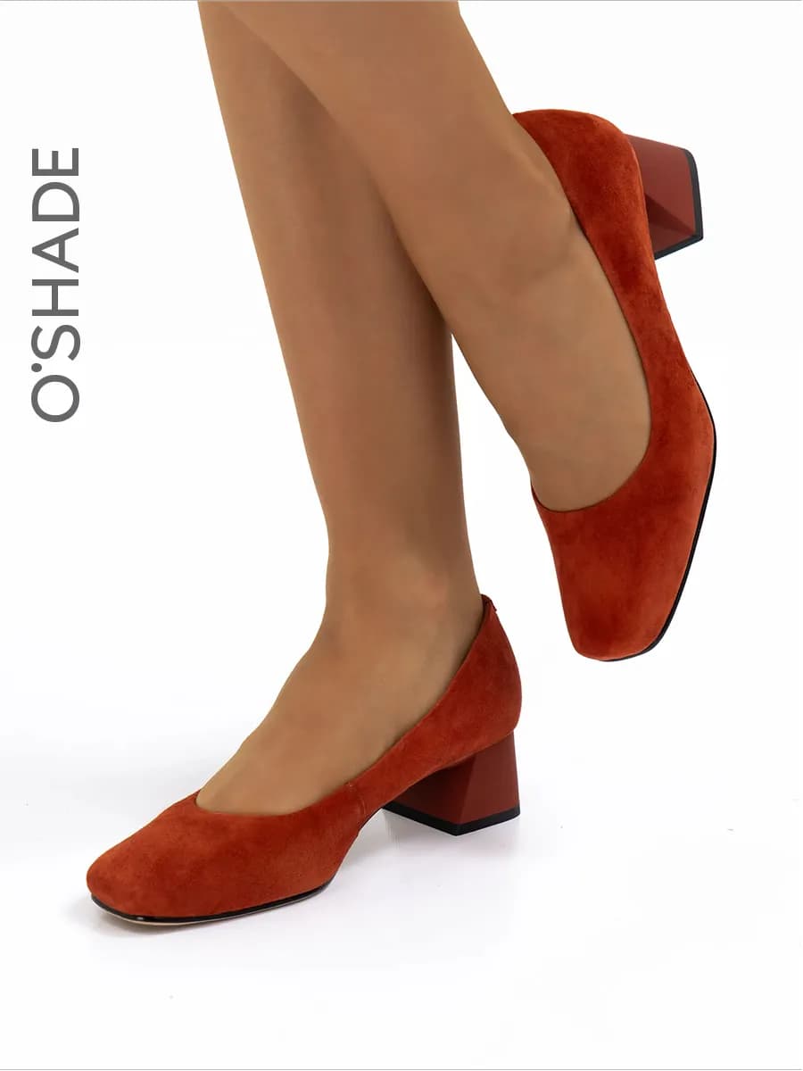 O'SHADE Туфли с квадратным носом женские - фото 1