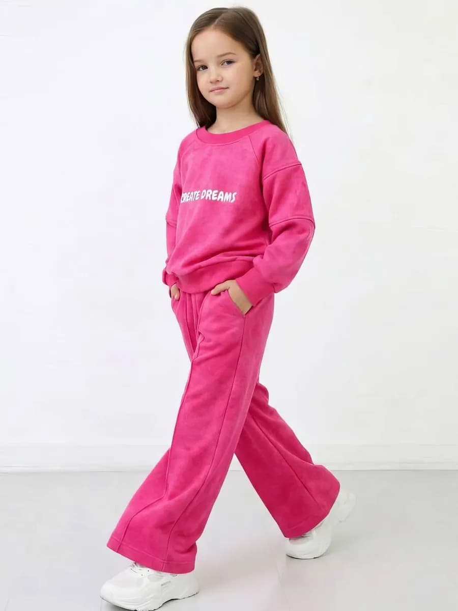 Костюм спортивный варенка оверсайз без начеса