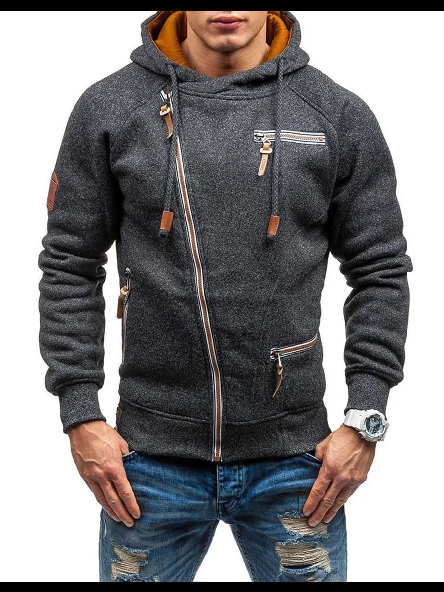 Стильный осенне-зимний худи с капюшоном