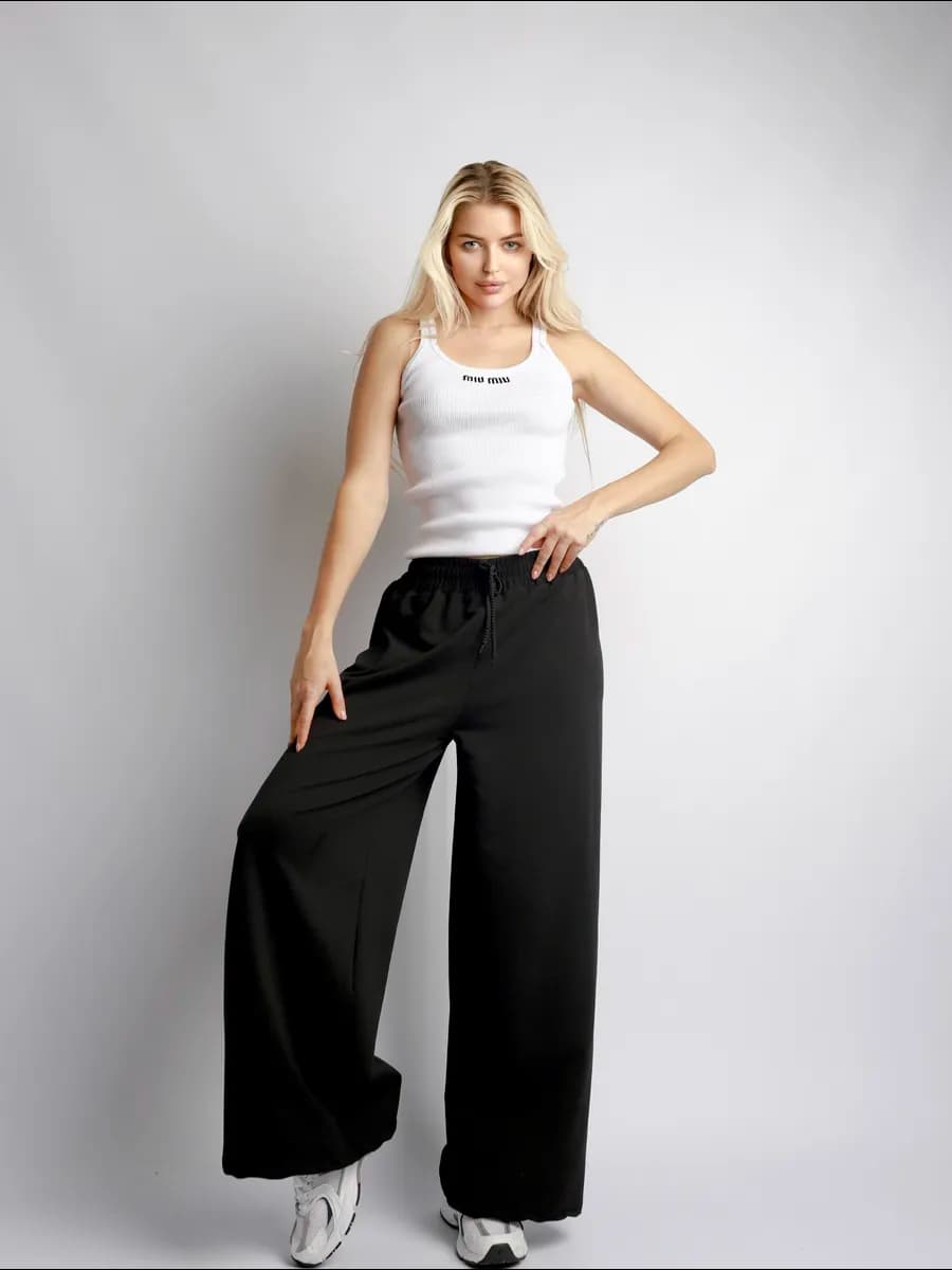 Брюки женские широкие