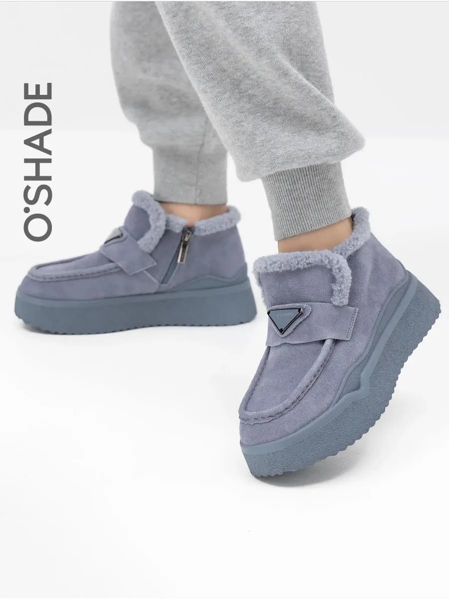 Ботинки с мехом женские