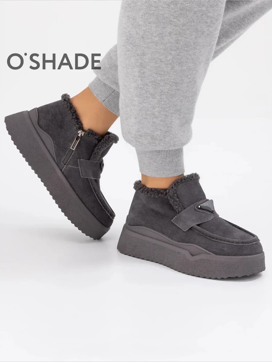 Ботинки с мехом женские