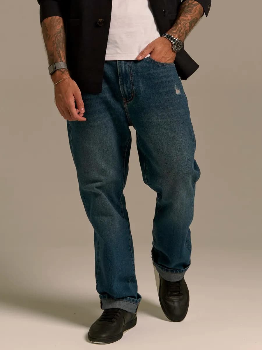 Джинсы прямые брюки классические