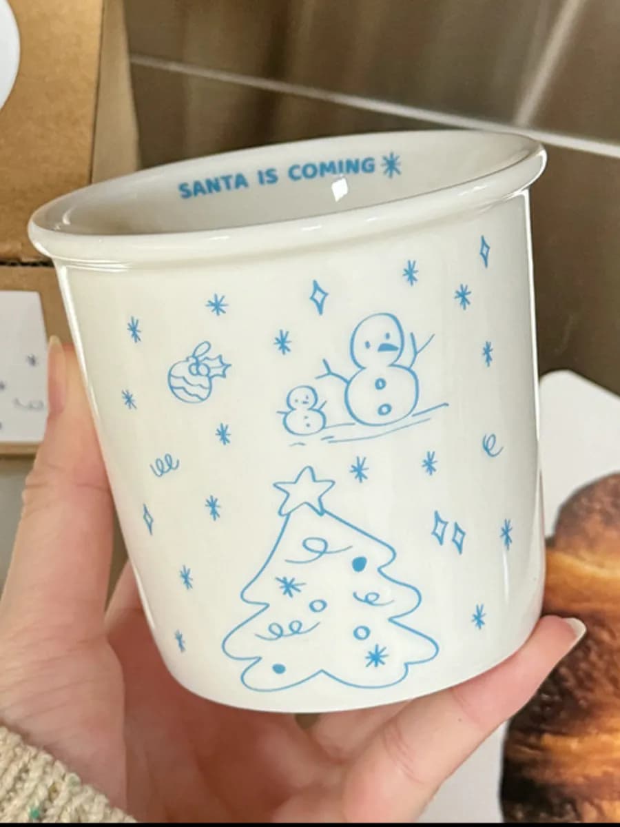 Новогодняя кружка pinterest