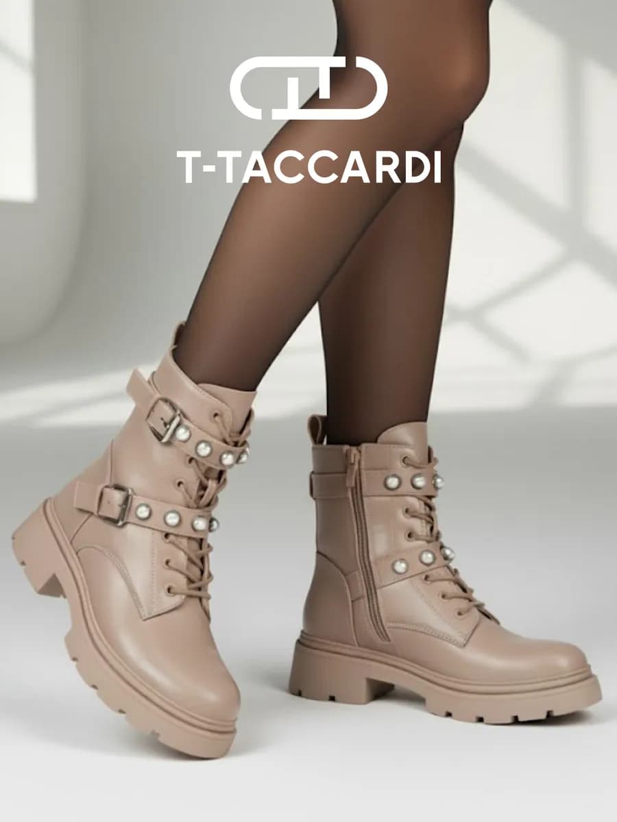 Ботинки женские зимние на платформе с пряжками