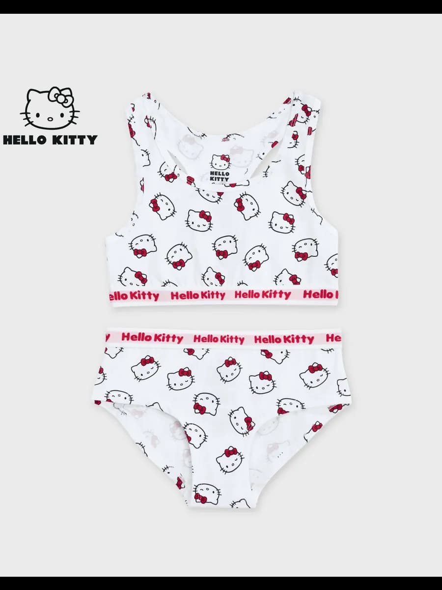 Комплект белья с принтом Hello Kitty
