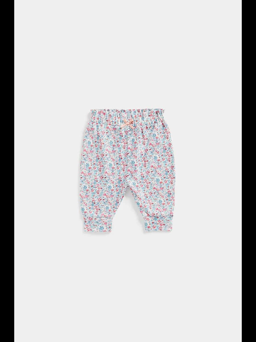 Брюки для малышей с цветочным принтом