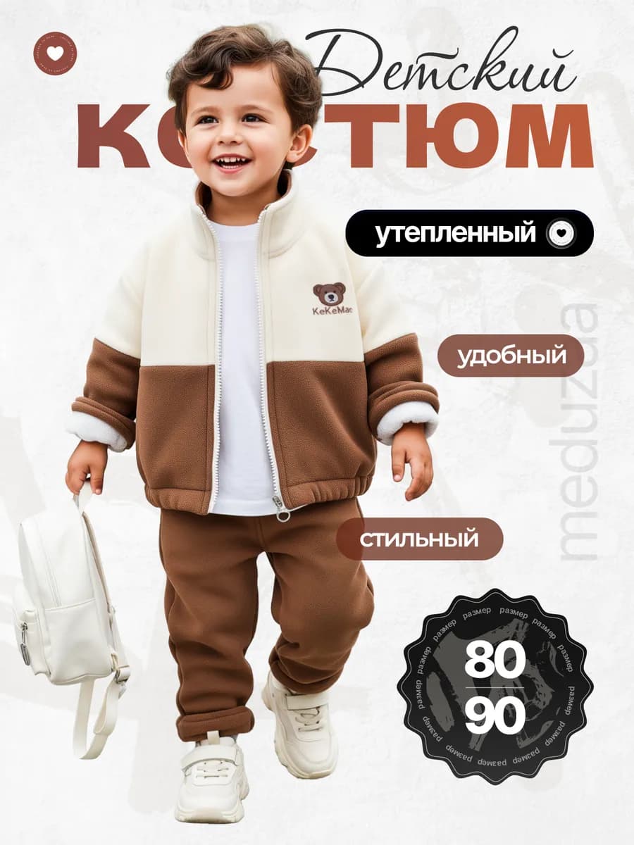 Детский костюм утепленный