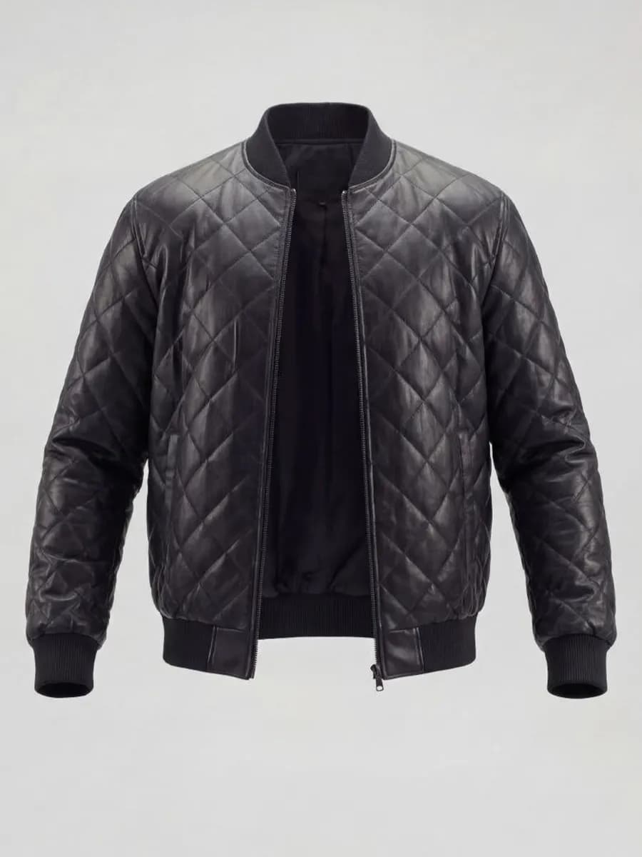 Куртка бомбер демисезонная экокожа