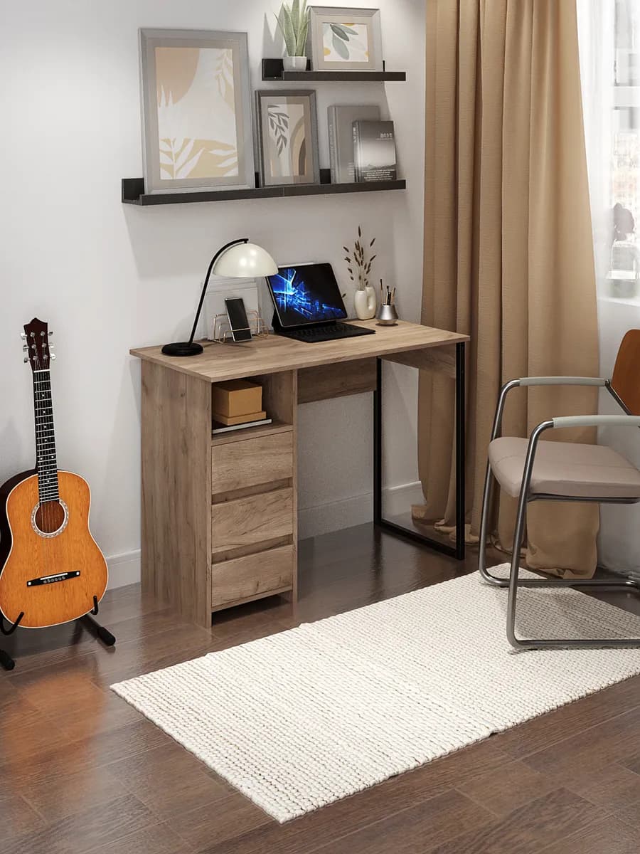 Стол металлический письменный компьютерный