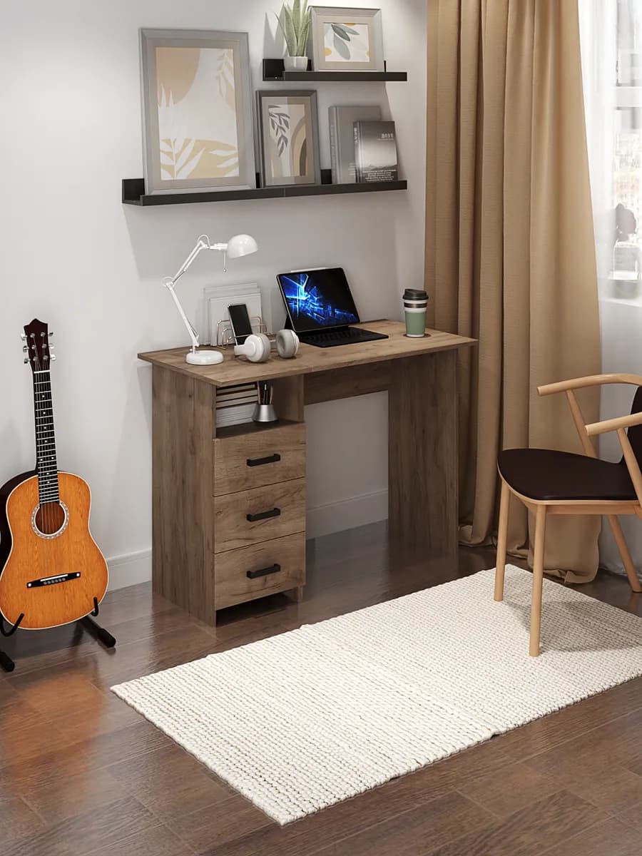 Стол письменный компьютерный с ящиками