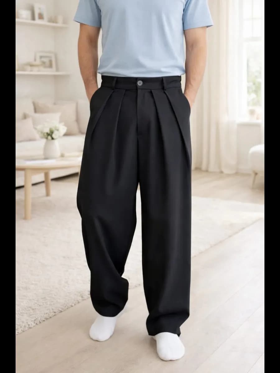 Брюки широкие свободные оверсайз