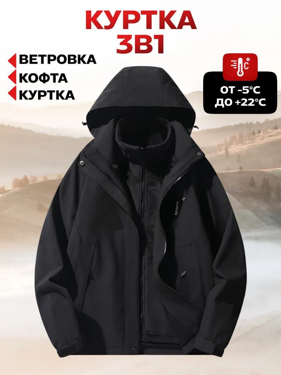 Куртка трансформер 3 в 1