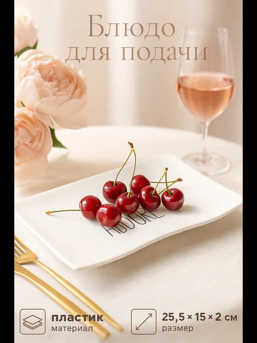 Блюдо сервировочное для подачи 25 5х15 см
