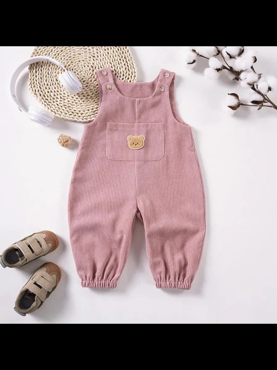 Детский вельветовый комбинезон