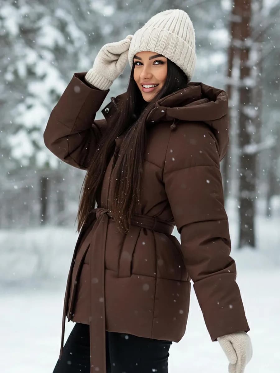 Куртка зимняя женская удлиненная