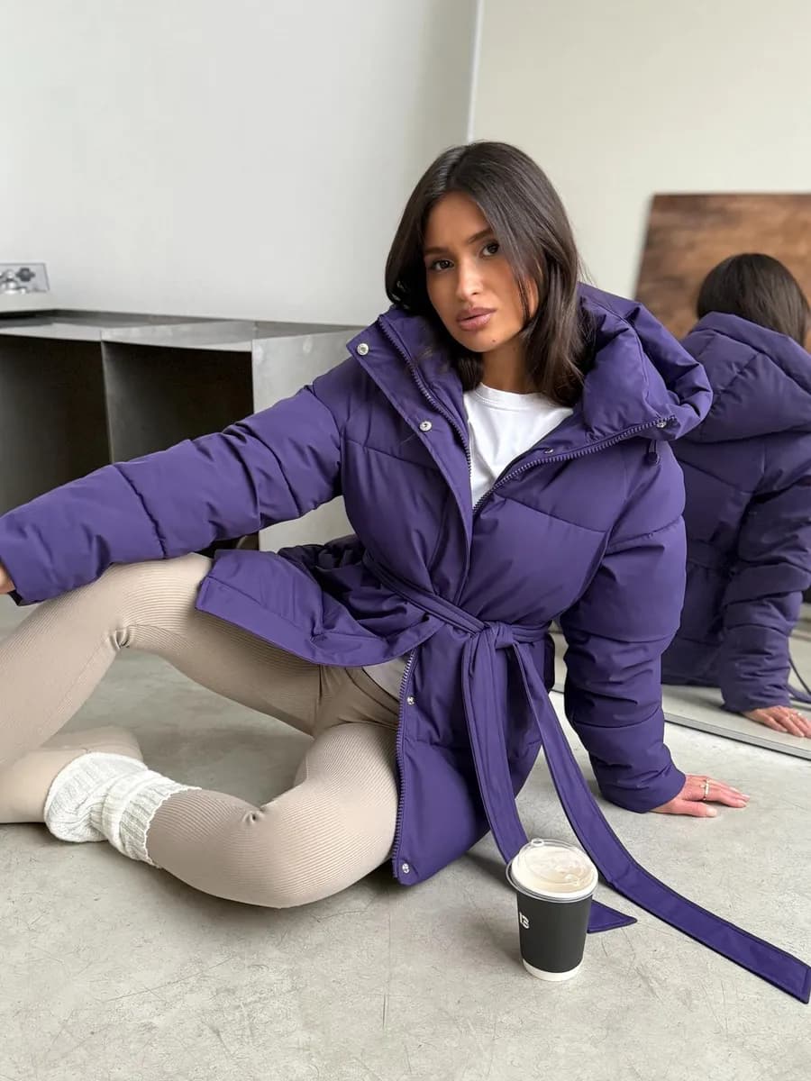 Куртка зимняя женская удлиненная