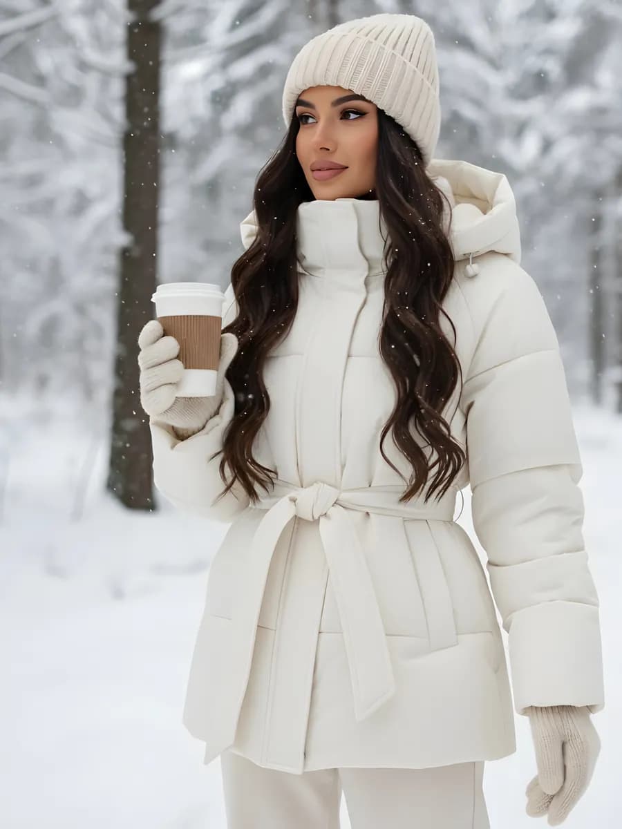 Куртка зимняя женская удлиненная