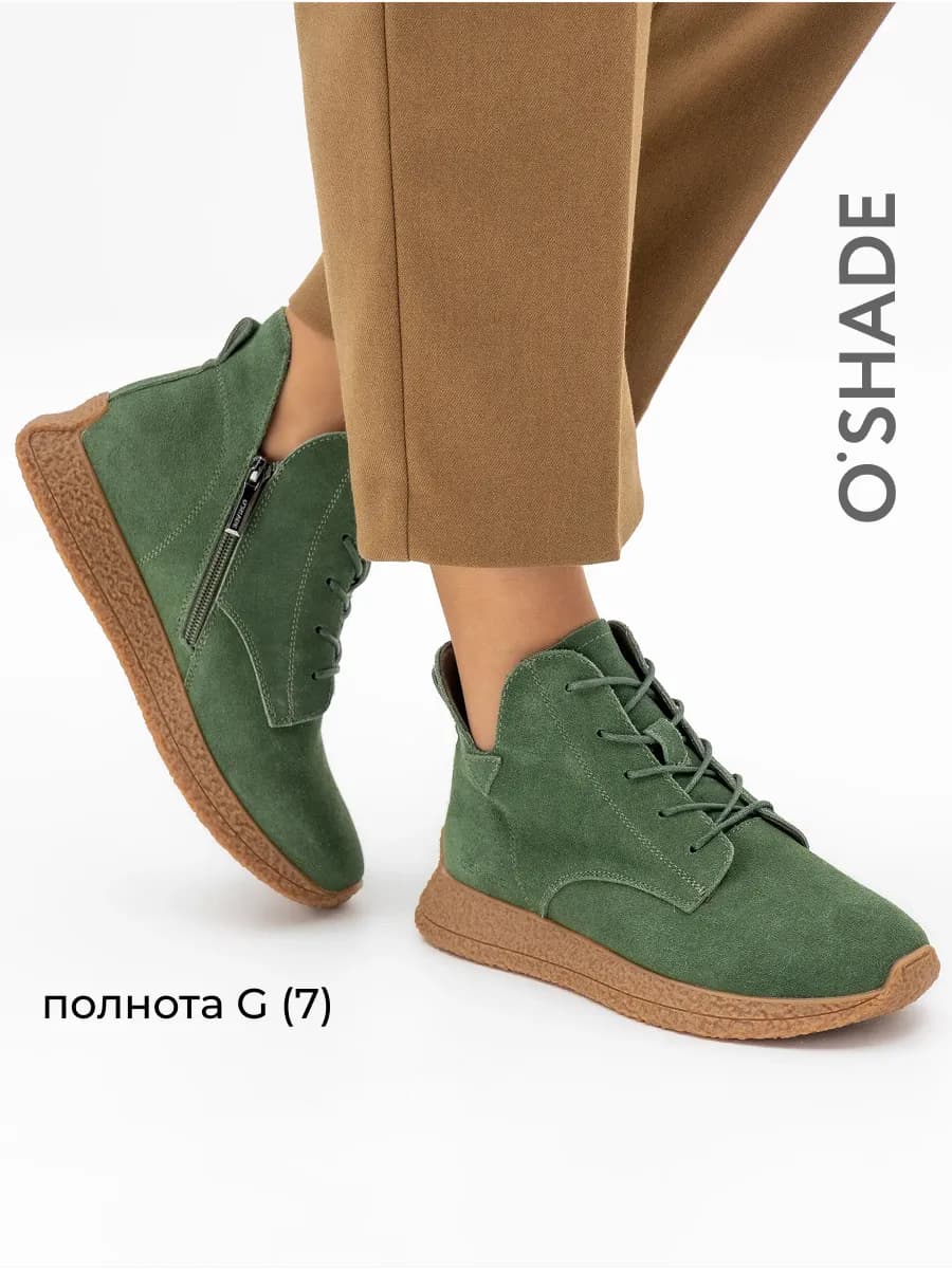 Ботинки женские осень без каблука - фото 1