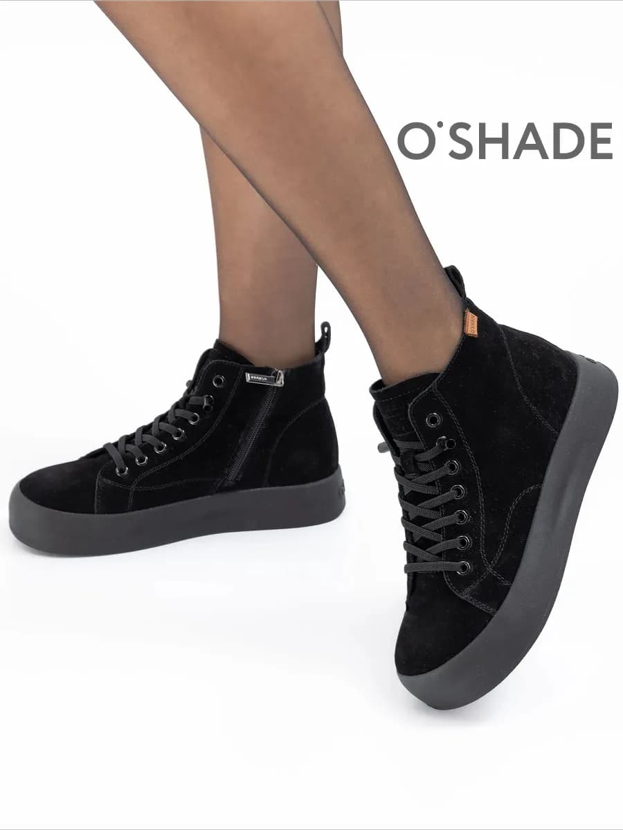 Ботинки замшевые женские демисезонные - фото 1