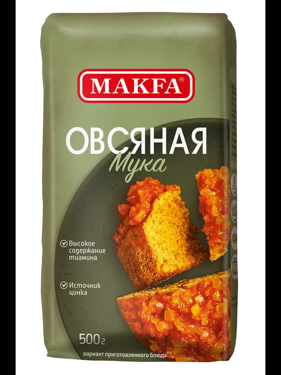 Мука овсяная 500 г