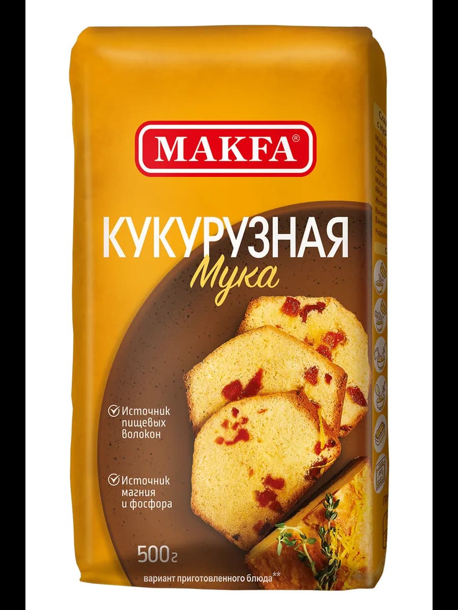 Мука кукурузная 500 г