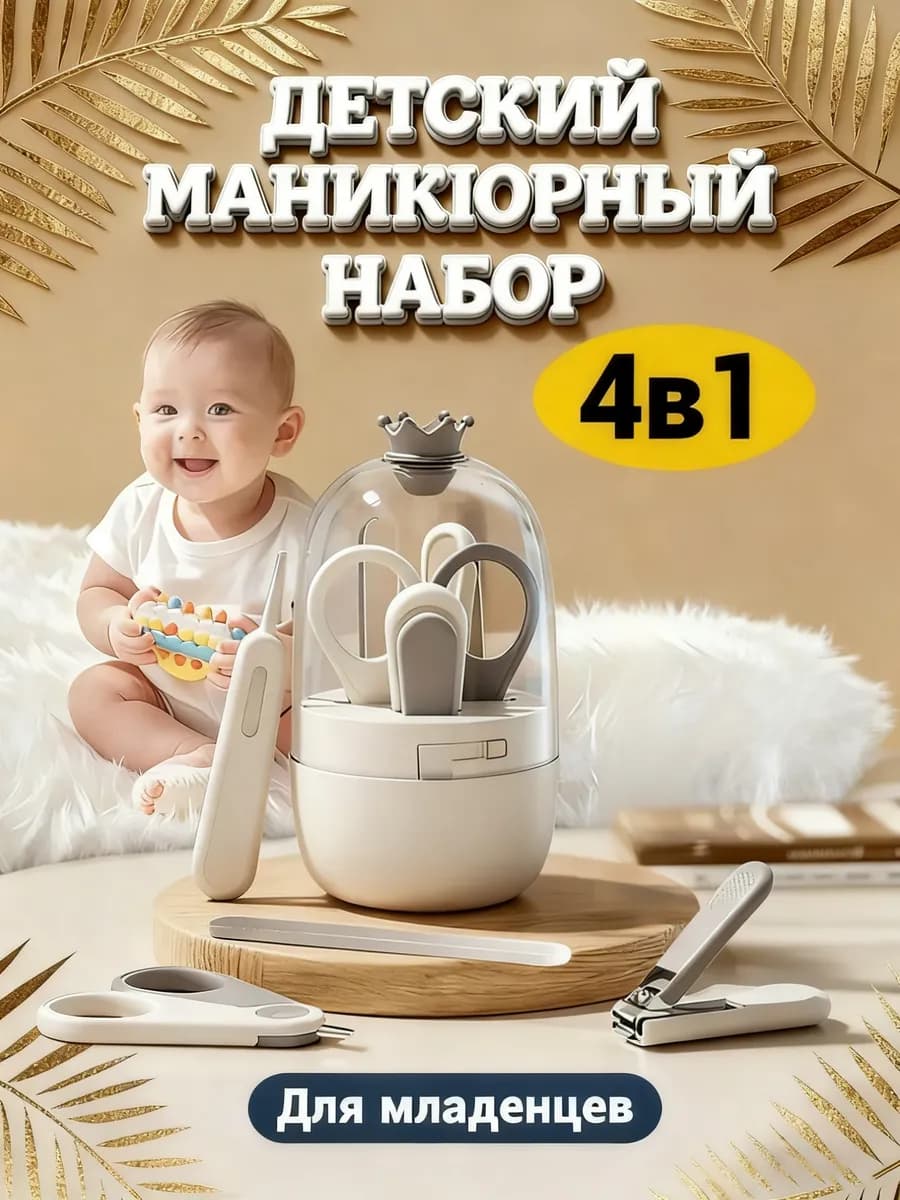 Маникюрный набор для ухода за новорождённым