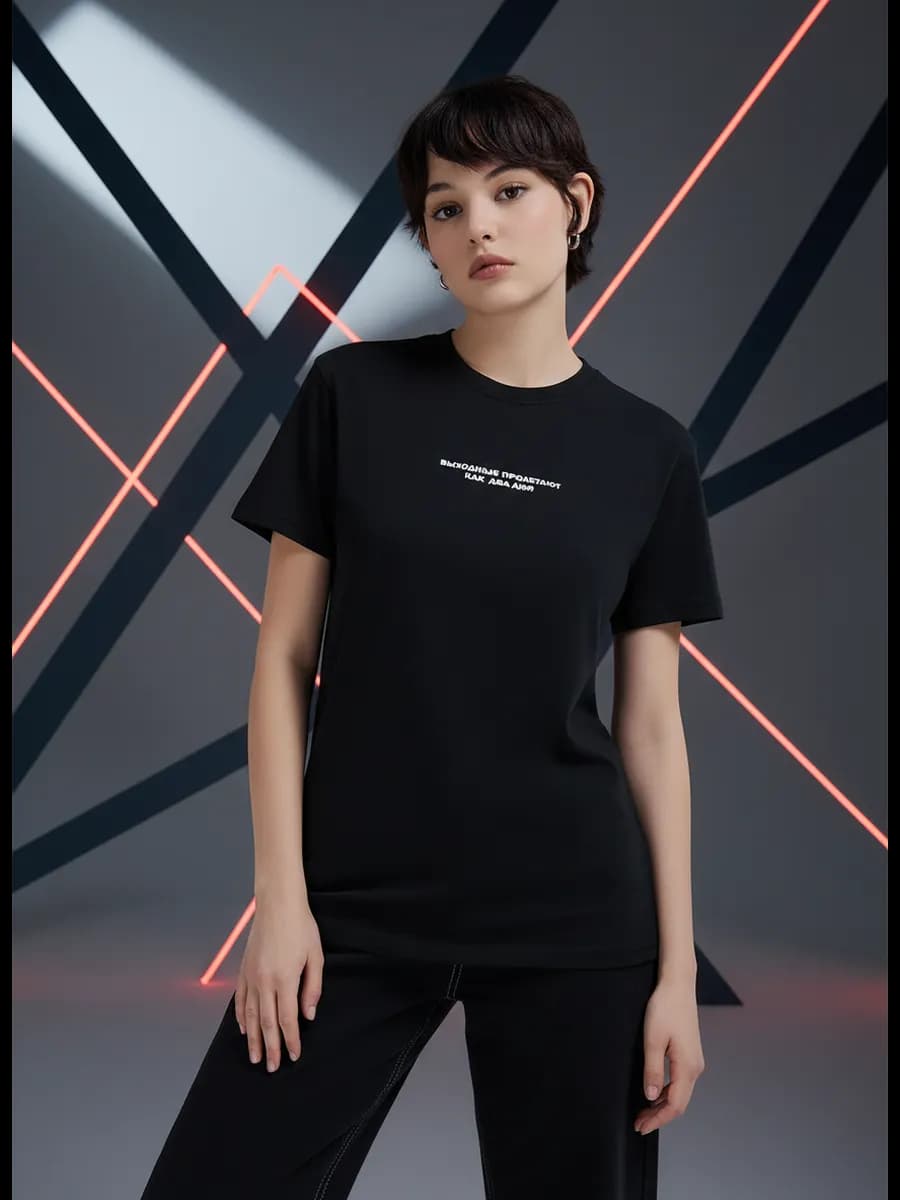 Футболка оверсайз с надписью