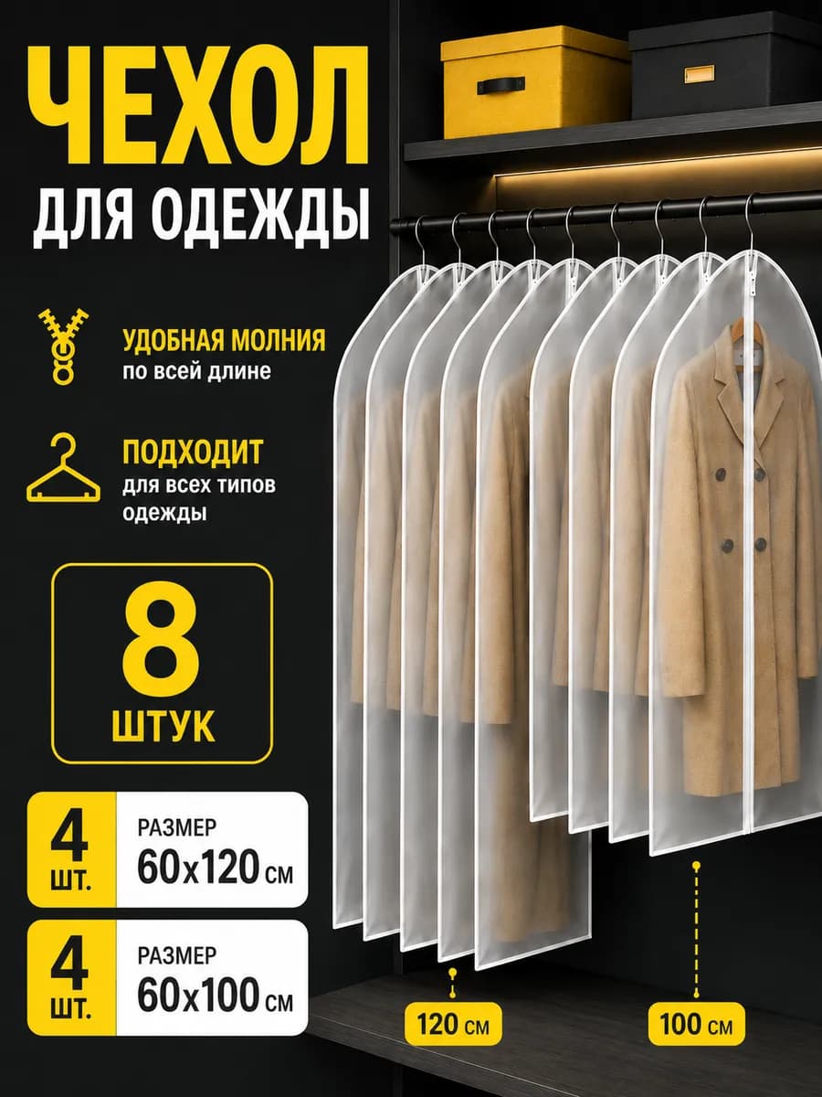 Чехол для одежды кофр