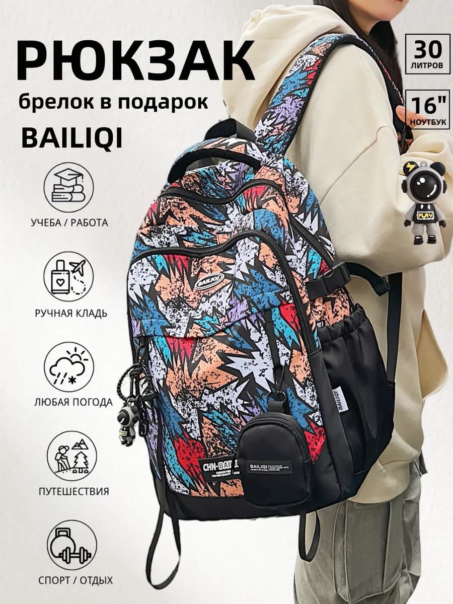 Рюкзак школьный спортивный городской для подростков