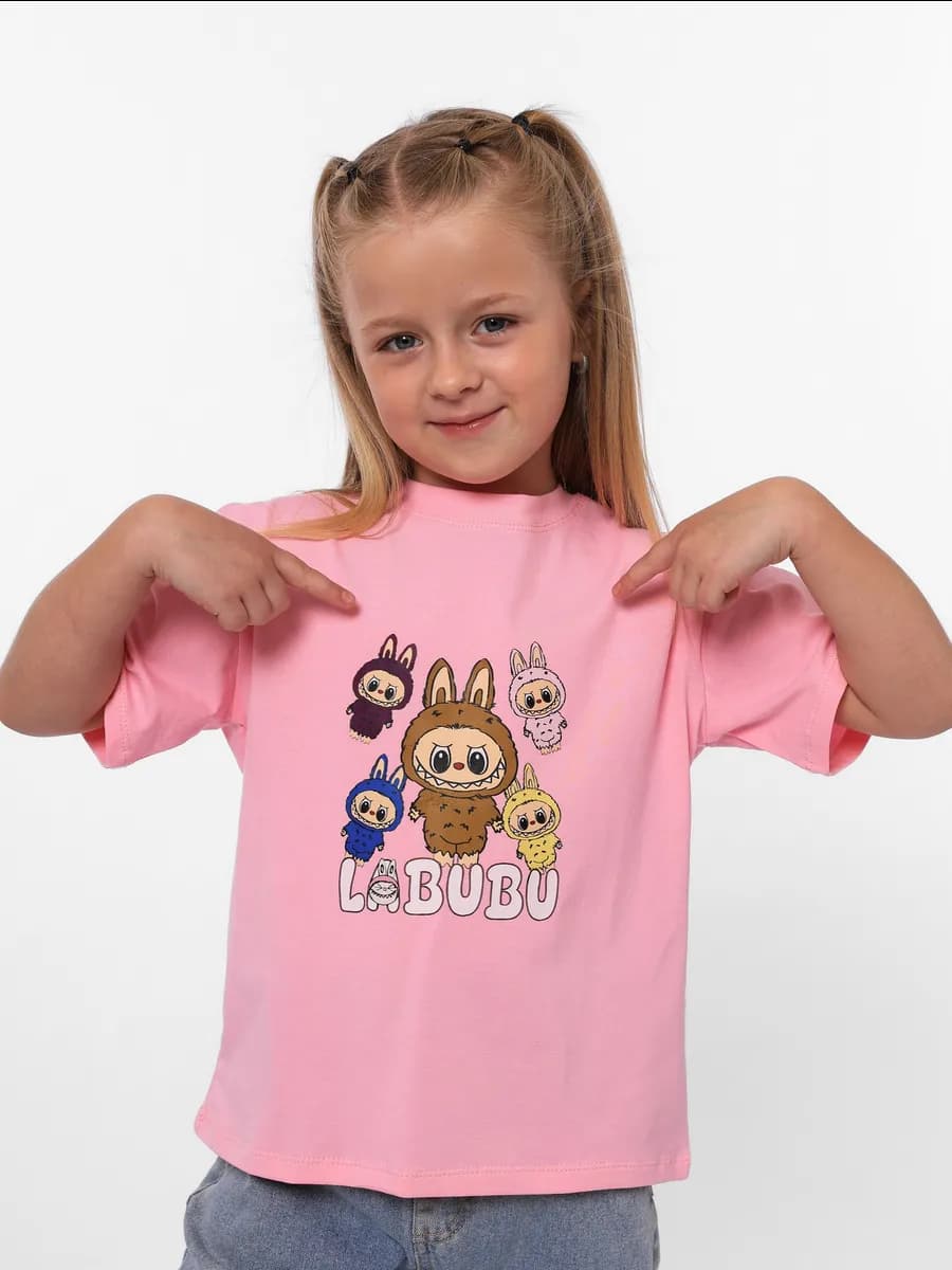 Футболка с принтом ЛАБУБУ