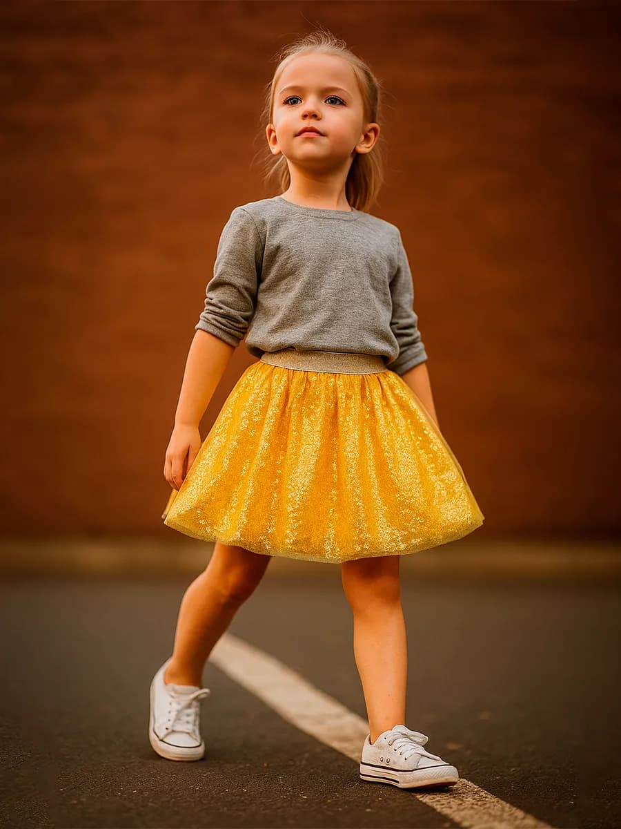 Юбка баллон для девочки пышная на резинке