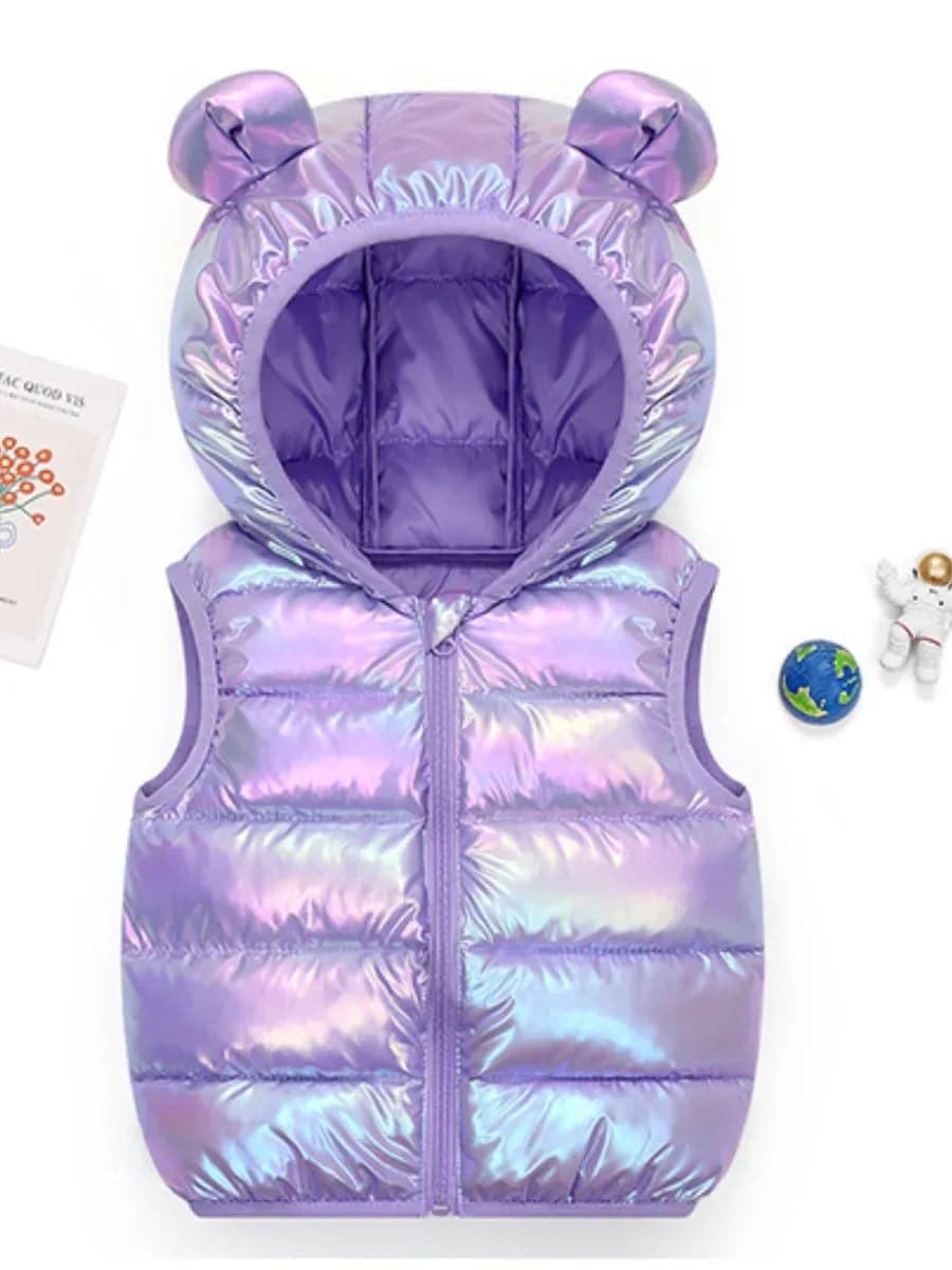 Жилетка утепленная безрукавка демисезонная хамелеон