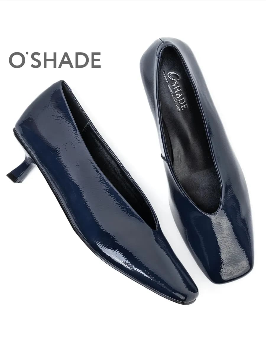 Туфли с квадратным носом женские