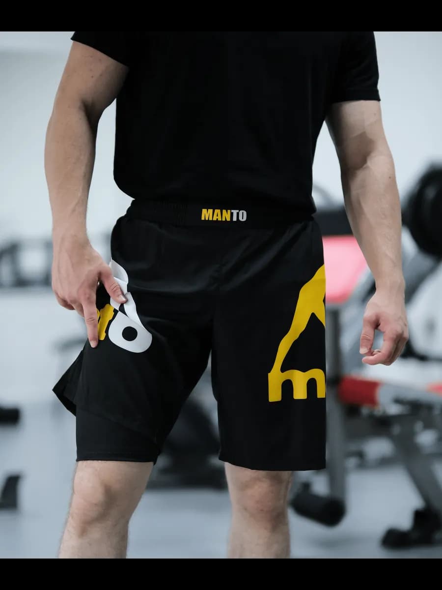 Шорты с тайтсами мужские спортивные для единоборств