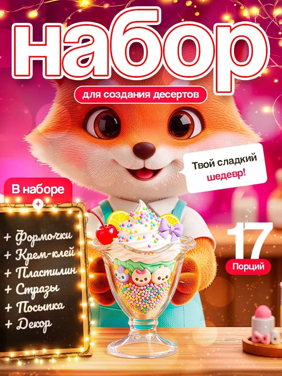 Набор для творчества - десерты