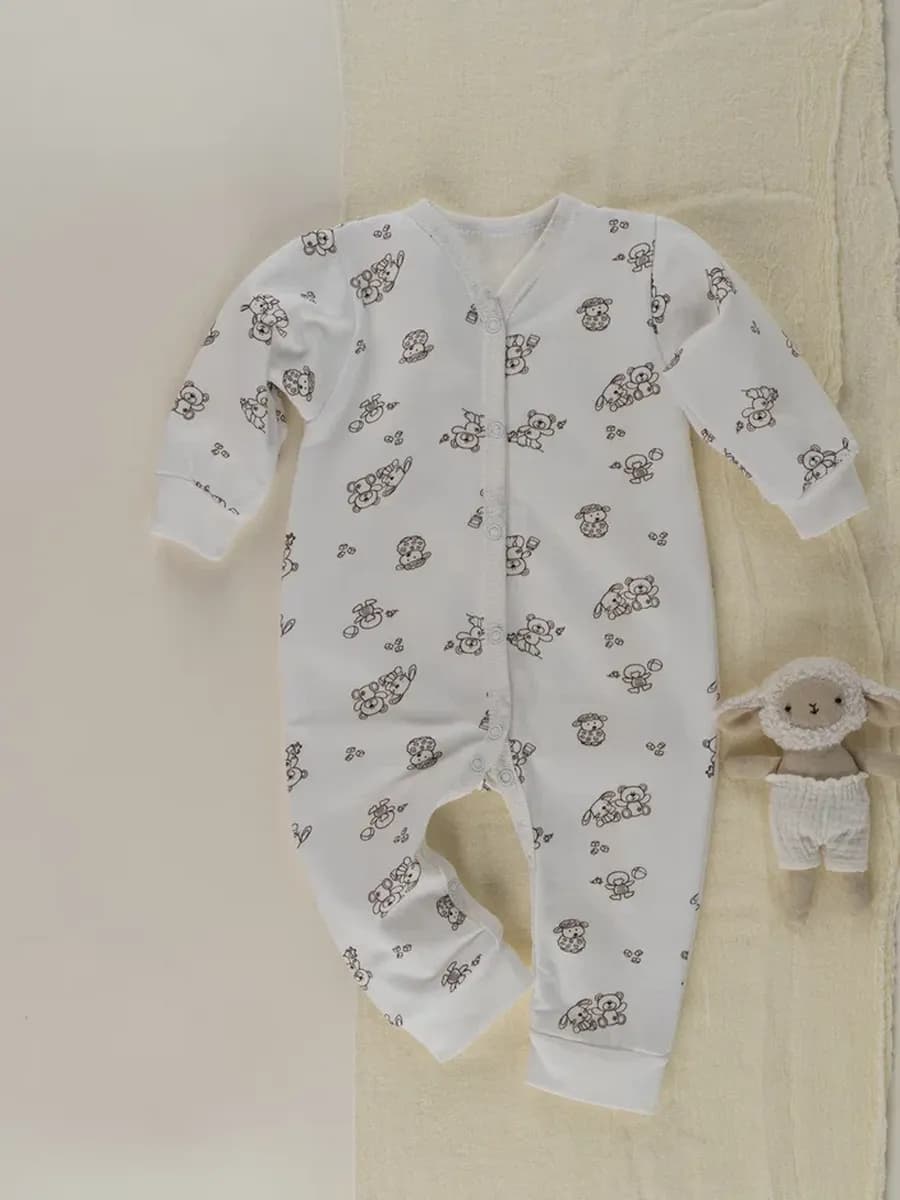 Слип для новорожденного комбинезон нательный