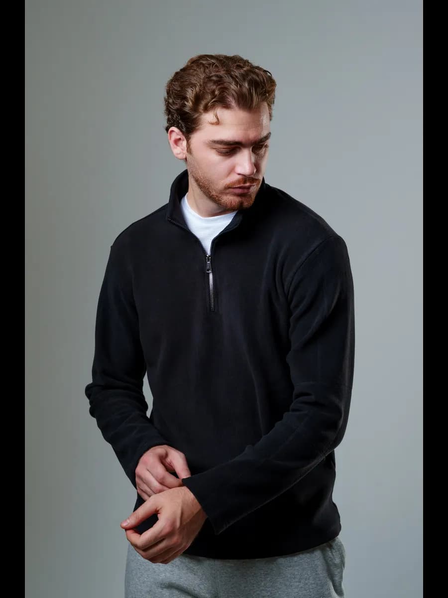 Толстовка флисовая полузамок