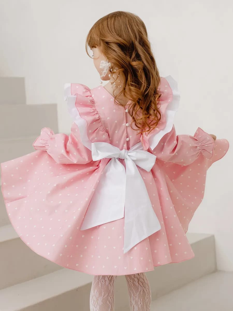 Платье нарядное с воланами в садик на утренник