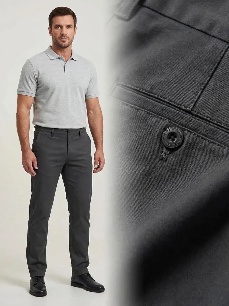 Брюки классические зауженные