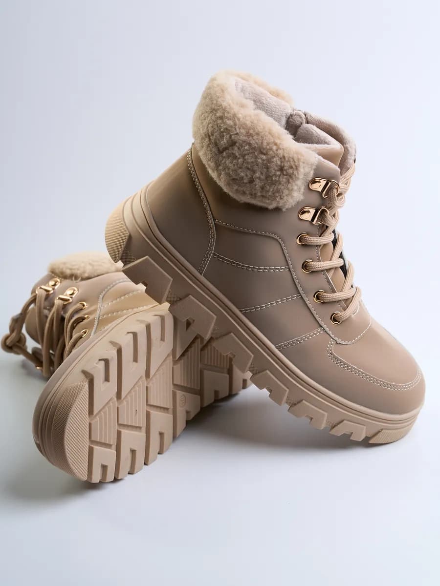 Зимние ботинки утепленные - фото 1